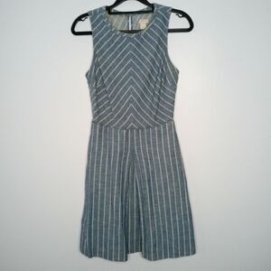 J. Crew chevron dress size 00